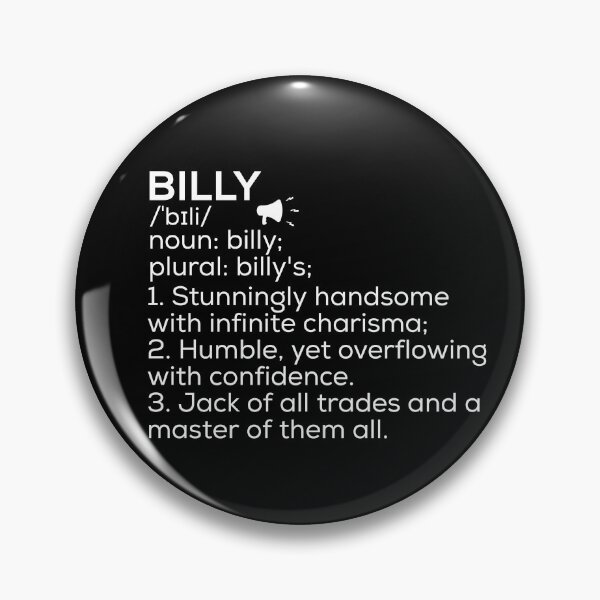 Item preview, Billy Name Definition designed and sold by Teelogic.