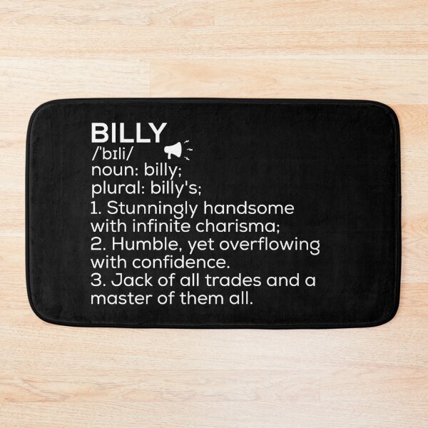 Item preview, Billy Name Definition designed and sold by Teelogic.