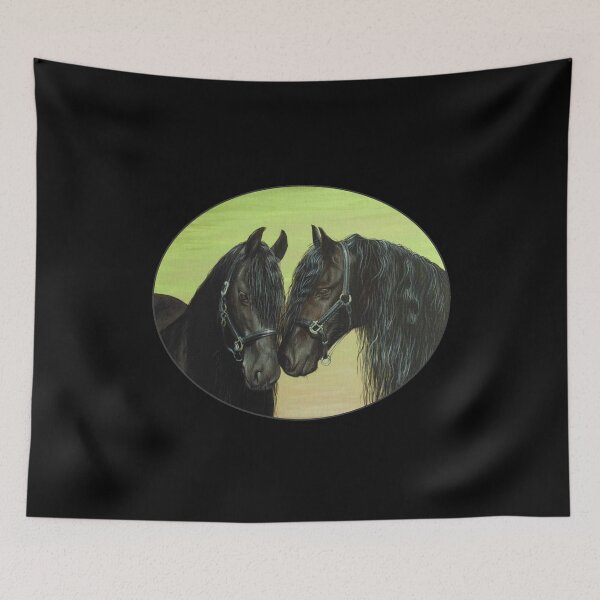 Item preview, Black Friesian Horses (black) designed and sold by SandraWarmerdam.
