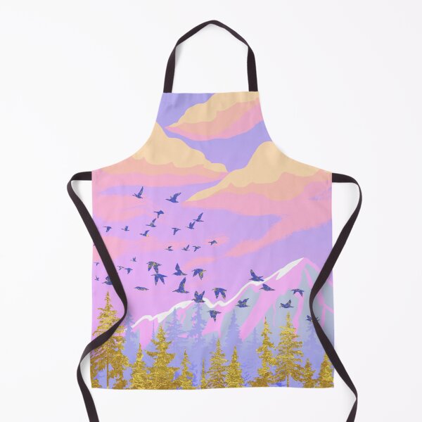 Item preview, Golden hour dreamy mountains designed and sold by orangerinka.