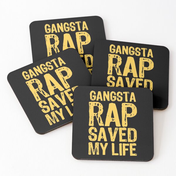 Item preview, Gangsta Rap Saved My Life designed and sold by The "I Love Everything" Shop.