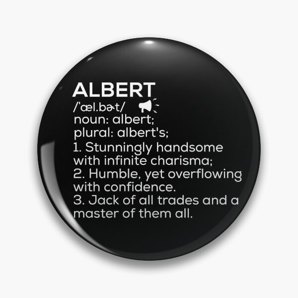 Item preview, Albert Name Definition designed and sold by Teelogic.