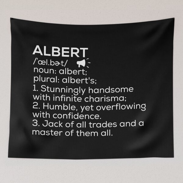 Item preview, Albert Name Definition designed and sold by Teelogic.