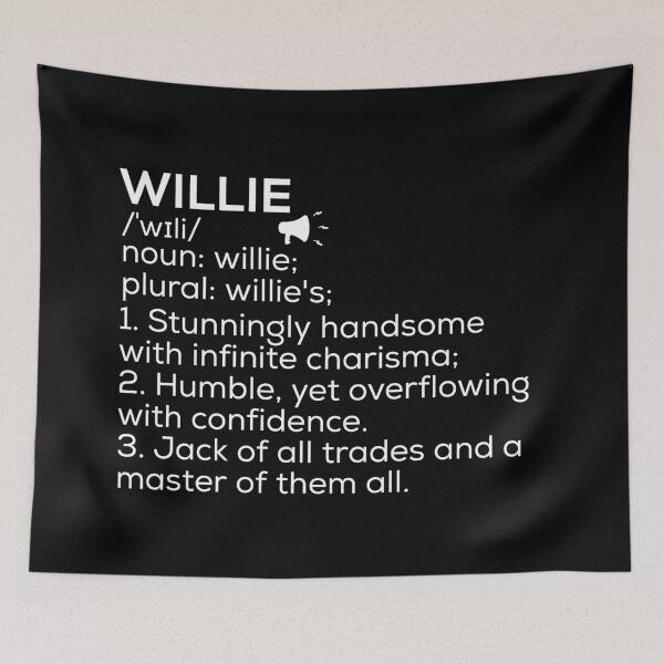 Item preview, Willie Name Definition designed and sold by Teelogic.