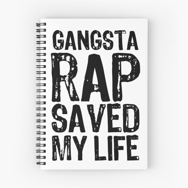 Item preview, Gangsta Rap Saved My Life designed and sold by The "I Love Everything" Shop.
