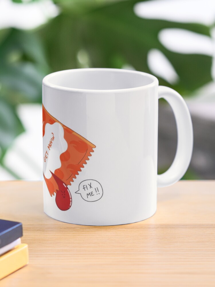 Hot Coffee Mug Sticker