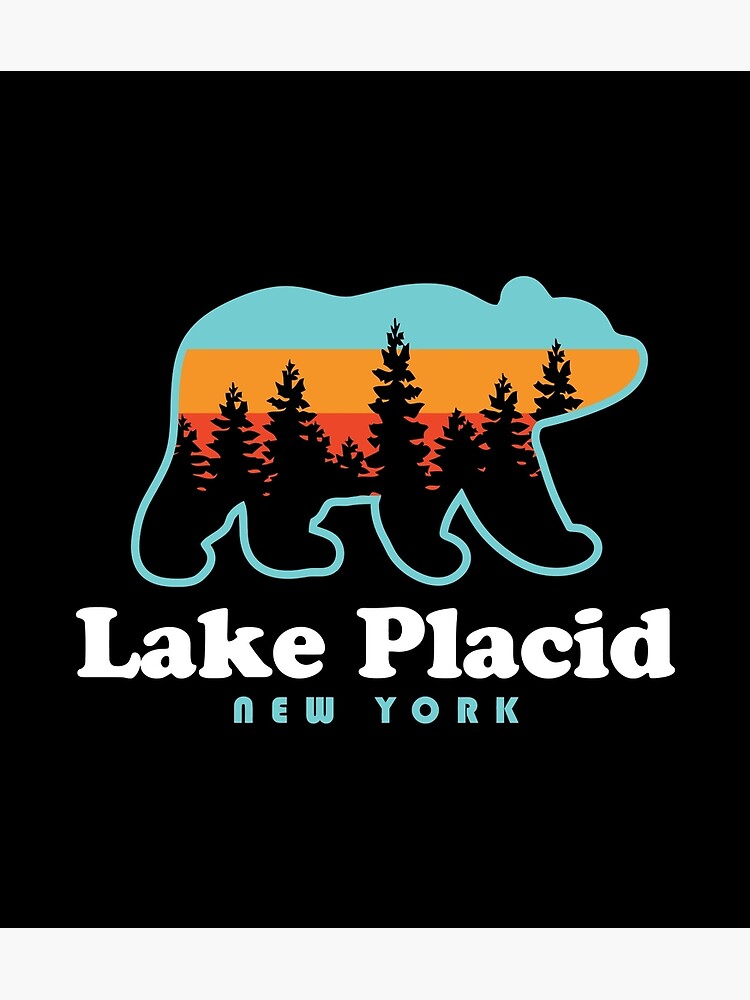 Póster «Lake Placid Ny Adirondacks Bear Lake Placid» de learkemili