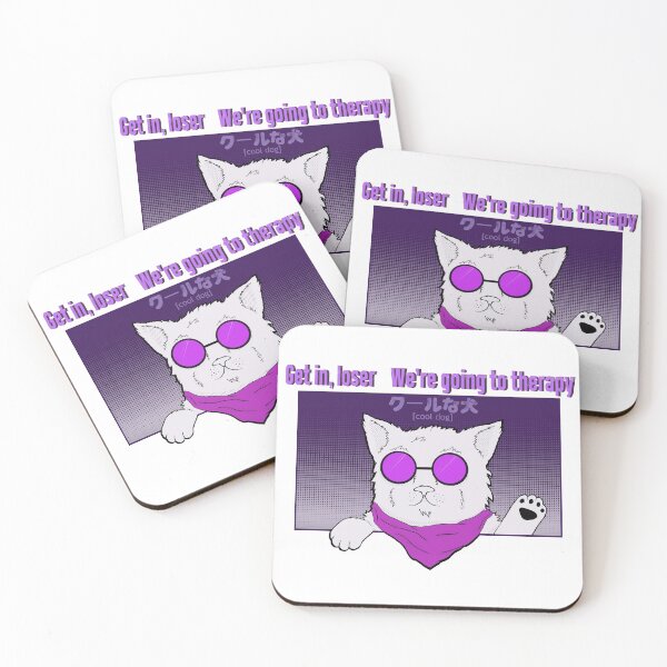 Item preview, Dog wearing sunglasses inviting you to go to therapy  designed and sold by AmpawPawp.