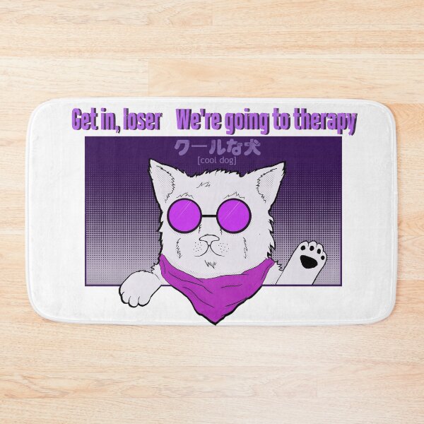 Item preview, Dog wearing sunglasses inviting you to go to therapy  designed and sold by AmpawPawp.