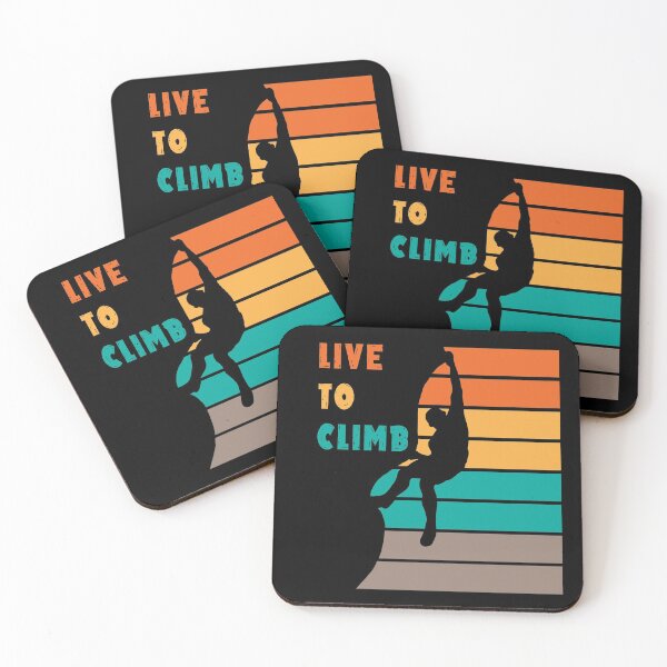 Item preview, Live to Climb - Climbing Climber Bouldering Adventure designed and sold by DSBE Designs.
