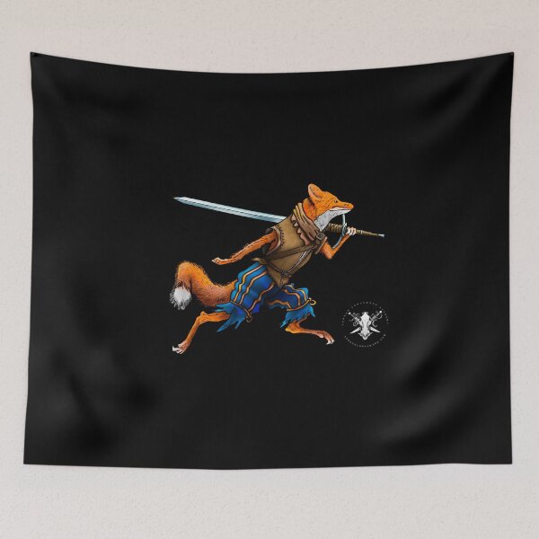 Item preview, Feder Fox - dark background designed and sold by LondonLongsword.