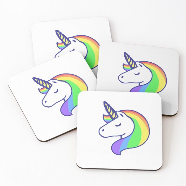 Item preview, rainbow lgbt unicorn designed and sold by freeArt10.