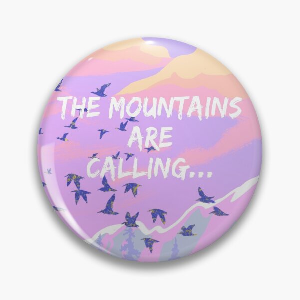 Item preview, The mountains are calling designed and sold by orangerinka.