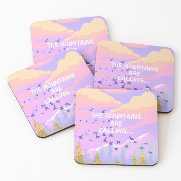 Item preview, The mountains are calling designed and sold by orangerinka.