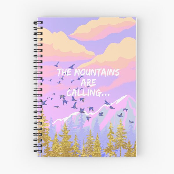 Item preview, The mountains are calling designed and sold by orangerinka.