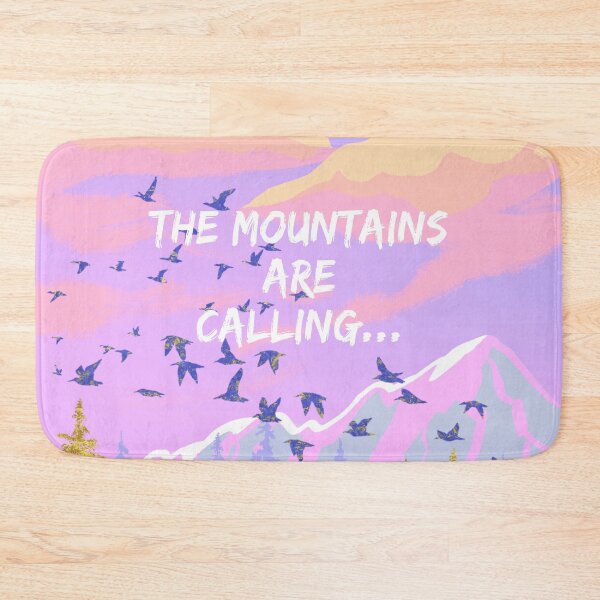 Item preview, The mountains are calling designed and sold by orangerinka.