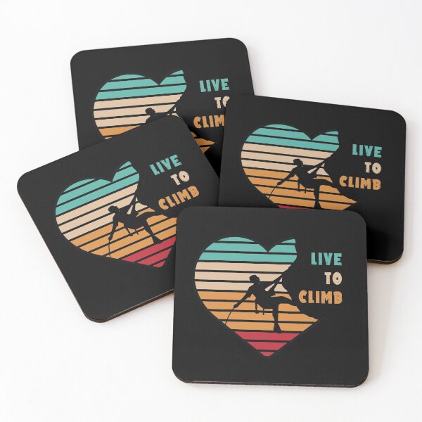 Item preview, Heart Live to Climb - Climbing Climber Bouldering Adventure designed and sold by DSBE Designs.