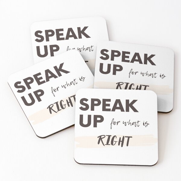 Item preview, speak up for what is right designed and sold by Autumn-August01.