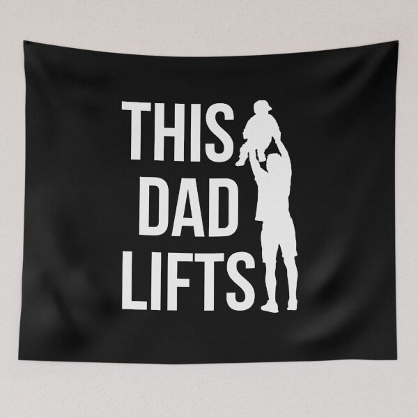 Item preview, This Dad Lifts - Funny Gym Shirt Father's Day Gift From Wife designed and sold by Shop signer.