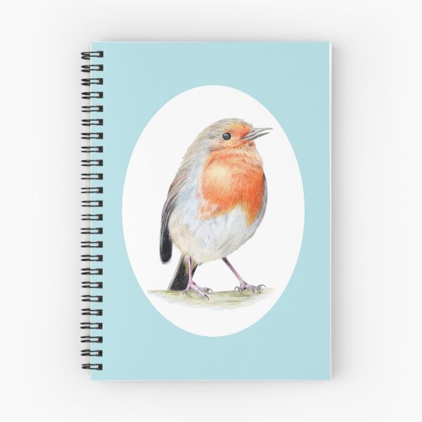 Item preview, Red Robin Pencil Drawing (blue) designed and sold by SandraWarmerdam.