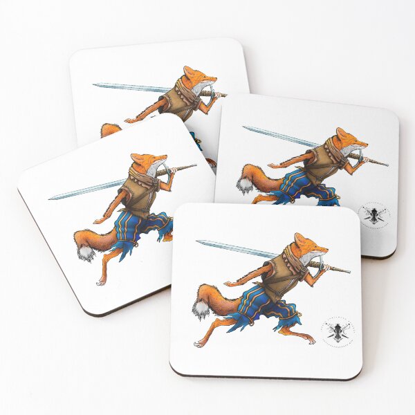 Item preview, Feder Fox - light background designed and sold by LondonLongsword.