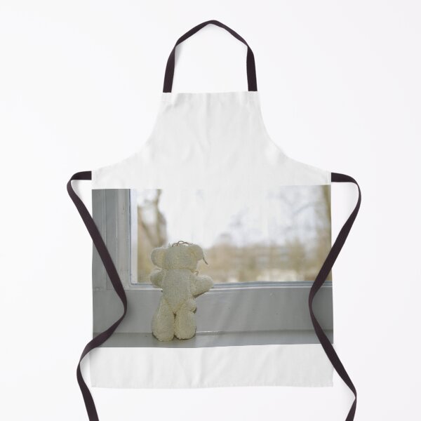 Item preview, It'a big world outside, stuffed bear looking out the window designed and sold by Colourful-Dinos.