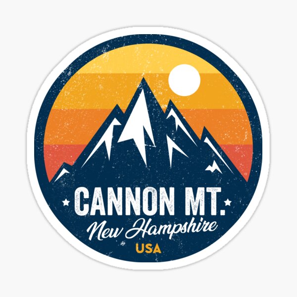 "Retro Cannon Mountain New Hampshire" Sticker for Sale by taburok23