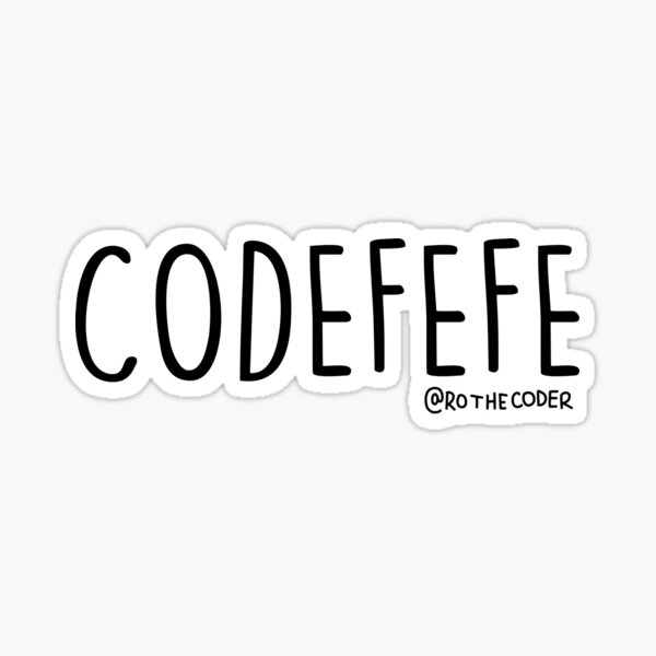Artikel-Vorschau von CODEFEFE-TEXT, designt und verkauft von rothecoderSHOP.