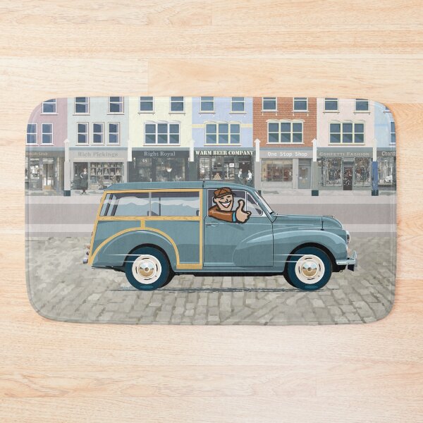 Item preview, Morris Minor Traveller in Smoke Grey designed and sold by Bigs66.