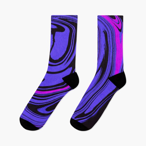 Item preview, Ink swirl pattern- Neon Violet designed and sold by MOODU.