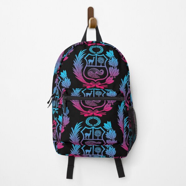 Item preview, Shield Peru celeste-fuchsia designed and sold by Betuzo.