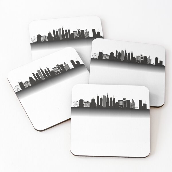 Item preview, Chicago skyline designed and sold by The Agreeable Raven.