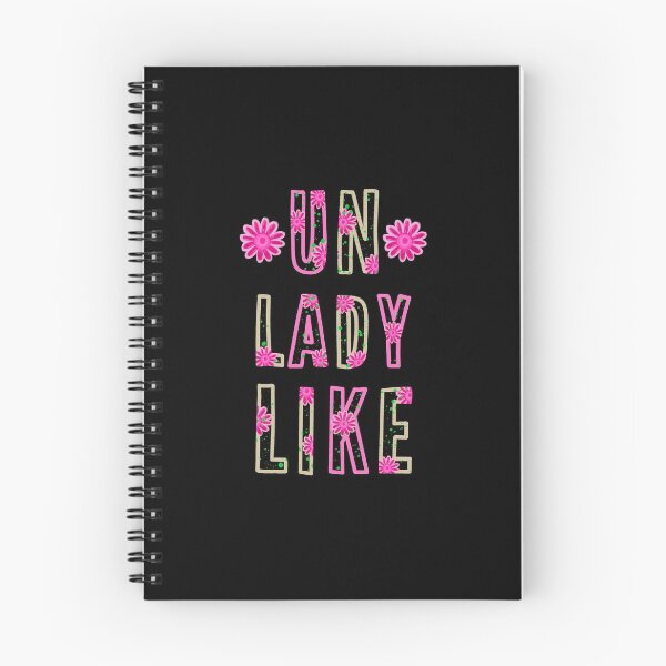 Item preview, Unlady Like Funny Quote - Pink Florals designed and sold by Squarebird.