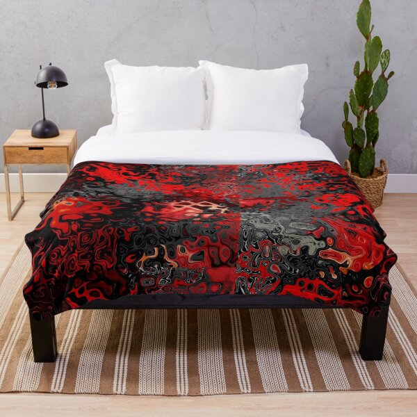 Item preview, Diseños de patrón abstracto gris negro rojo designed and sold by SeventhGate.