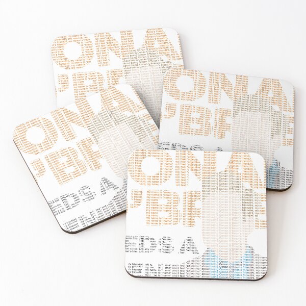 Item preview, Conan O'Brien needs a friend word portrait designed and sold by JF Designs.