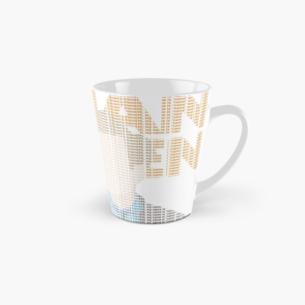 Vista previa del artículo con la obra «Conan O'Brien necesita un retrato de palabras de amigo», diseñado y vendido por JF Designs.