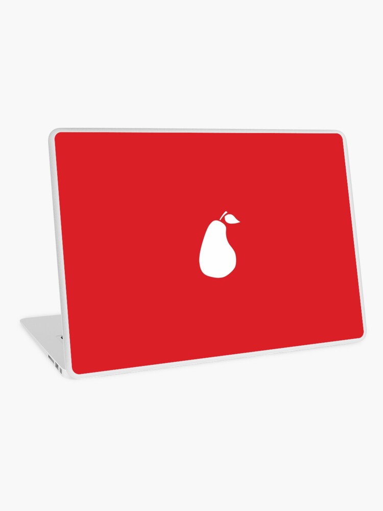 Laptop Folie for Sale mit  PearBook Laptop Skin Rot von