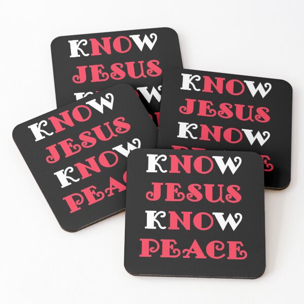 Item preview, know Jesus know peace no Jesus no peace designed and sold by Brad Chambers.