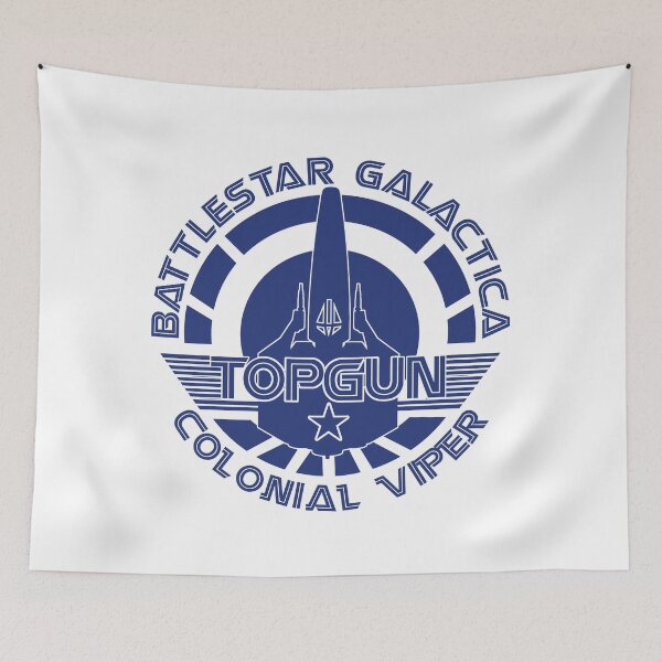 Item preview, Battlestar Galactica Colonial Viper Topgun designed and sold by SideQuest - Scribbled Chaos!.