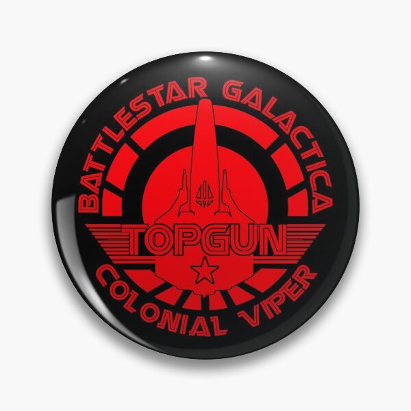 Item preview, Battlestar Galactica Colonial Viper Topgun Red designed and sold by SideQuest - Scribbled Chaos!.