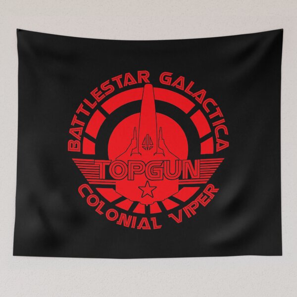 Item preview, Battlestar Galactica Colonial Viper Topgun Red designed and sold by SideQuest - Scribbled Chaos!.