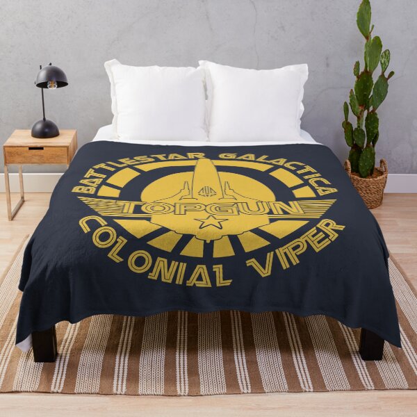 Item preview, Battlestar Galactica Colonial Viper Topgun Golden designed and sold by SideQuest - Scribbled Chaos!.
