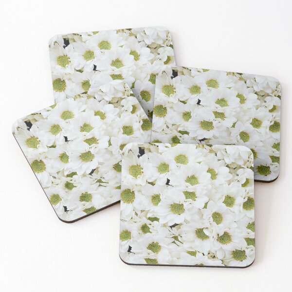 Item preview, White flowers pattern designed and sold by darshants.