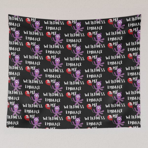 Item preview, EMBRACE MY WEIRDNESS, DORK, EMOJI,  designed and sold by R B Chrystal.