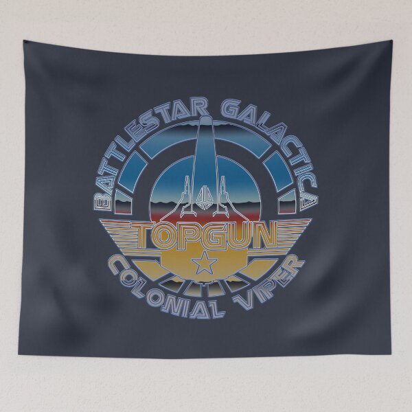 Item preview, Battlestar Galactica Colonial Viper Topgun 80s Chrome designed and sold by SideQuest - Scribbled Chaos!.