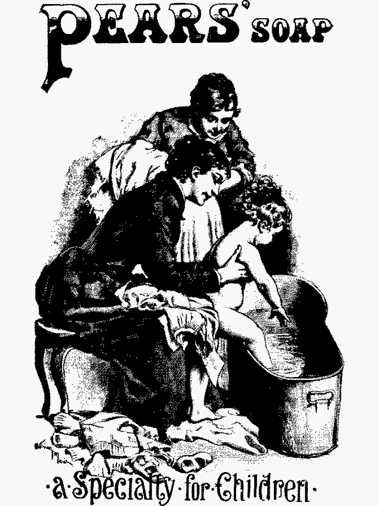 "Pears Soap 2" Sticker by QuillnInk Redbubble