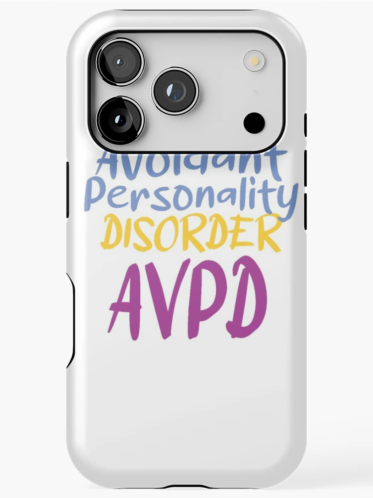 Thumbnail 1 of 4, iPhone Case, Avoidant Personality Disorder designed and sold by 4thcode.