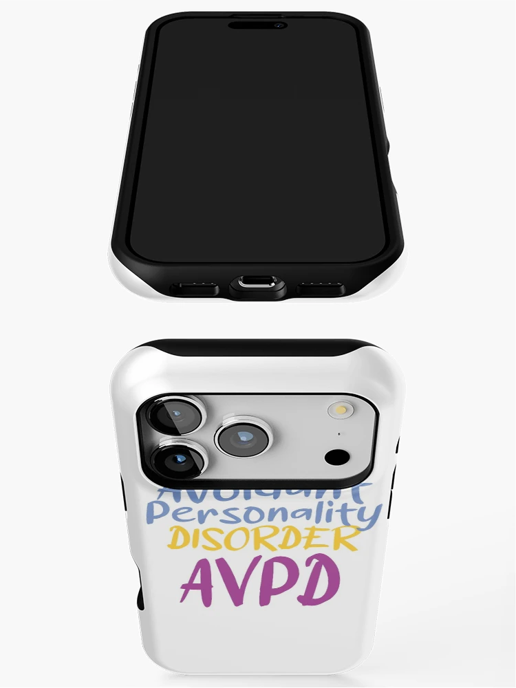 Thumbnail 3 of 4, iPhone Case, Avoidant Personality Disorder designed and sold by 4thcode.