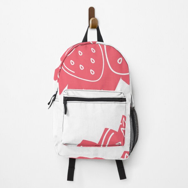 Item preview, Two white strawberries drawing on a pink background designed and sold by Polunytsya.