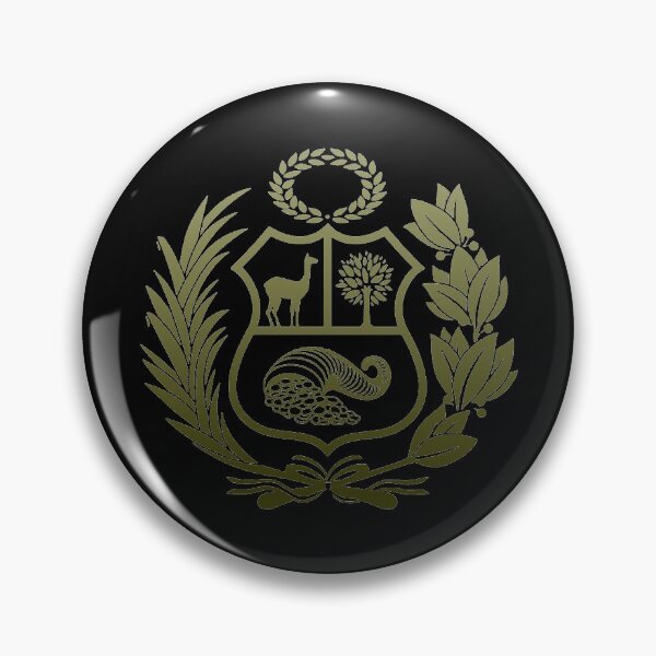 Item preview, Peru military green shield designed and sold by Betuzo.